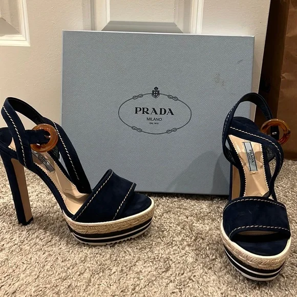 Prada | Shoes | Parada Platform Heels Worn Once | Poshmark display picture 1